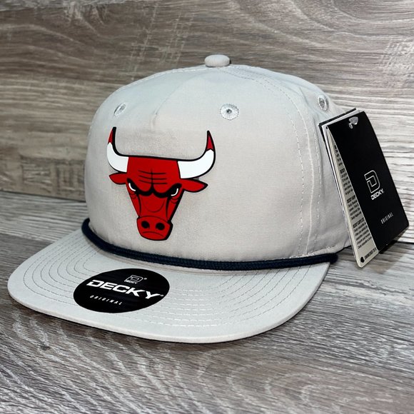 Chicago Bulls 3D Classic Rope Hat- Grey/ Charcoal - Picture 3 of 4